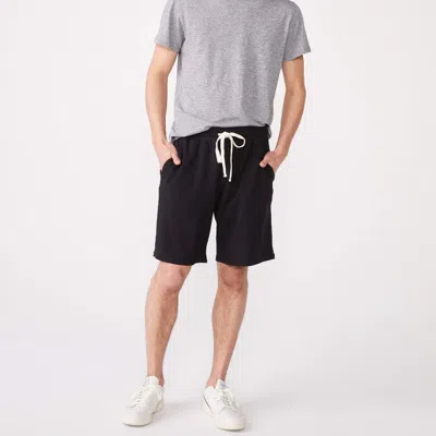 Monrow Elastic Waist Shorts In Black
