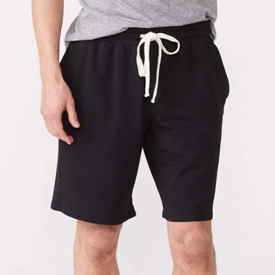 Monrow Elastic Waist Shorts In Black