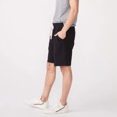 Monrow Elastic Waist Shorts In Black
