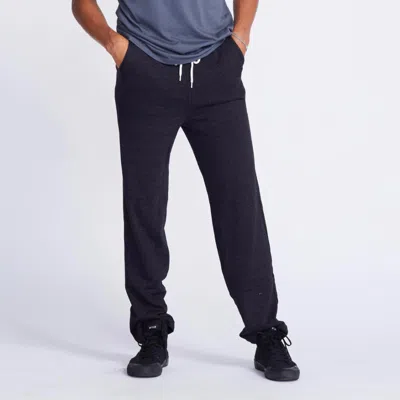 Monrow Fleece Trouser Sweats In Black