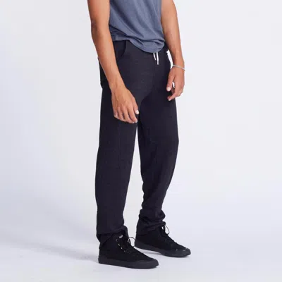 Monrow Fleece Trouser Sweats In Black
