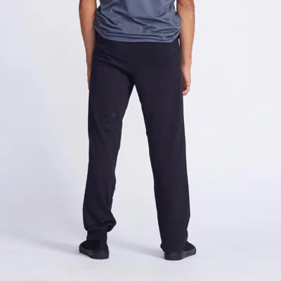 Monrow Fleece Trouser Sweats In Black