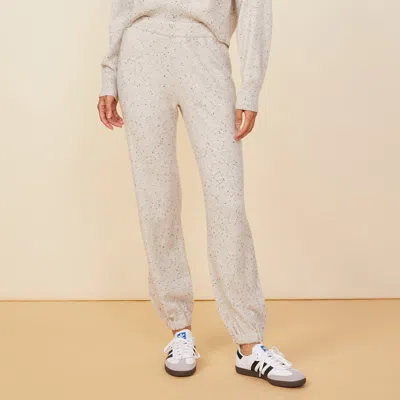 Monrow Neps Cashmere Oversize Sweatpants Ash L In Ash