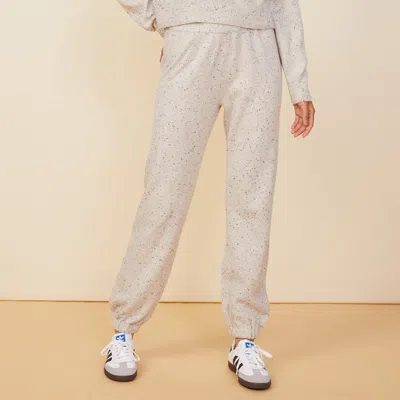 Monrow Neps Cashmere Oversize Sweatpants Ash L In Ash