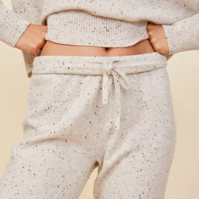 Monrow Neps Cashmere Oversize Sweatpants Ash L In Ash