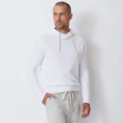 Monrow Archives Pullover Hoody In White