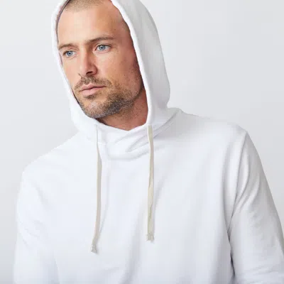 Monrow Archives Pullover Hoody In White
