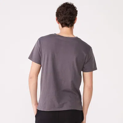 Monrow Relaxed Crew In Vintage Black