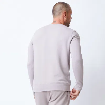 Monrow Archives Supersoft Fleece Crew Neck Sweatshirt In Acorn