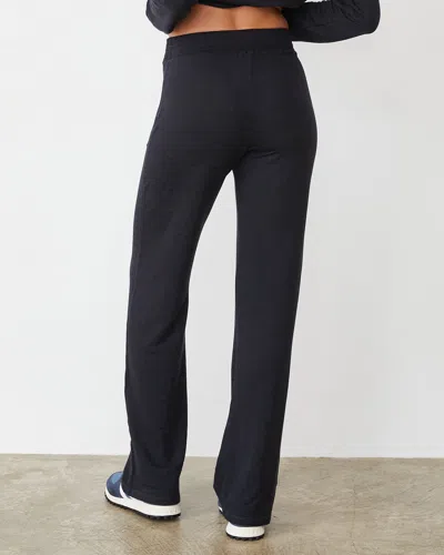 Monrow Supersoft Slim Sweat In Faded Black