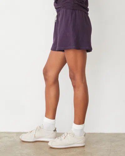 Monrow Supersoft Ultimate Short In Midnight Plum
