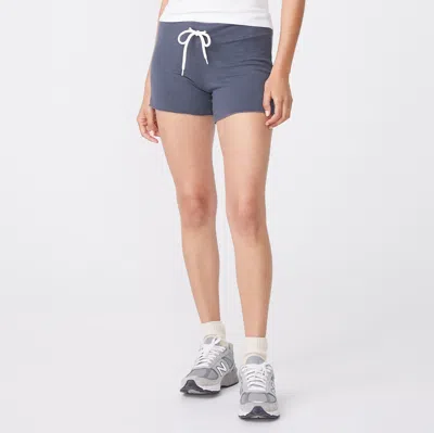 Monrow Supersoft Vintage Shorts In Vintage Black