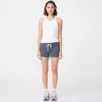 Monrow Supersoft Vintage Shorts In Vintage Black