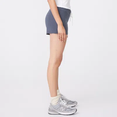 Monrow Supersoft Vintage Shorts In Vintage Black