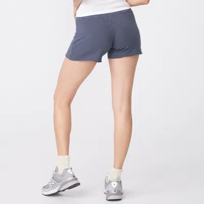 Monrow Supersoft Vintage Shorts In Vintage Black