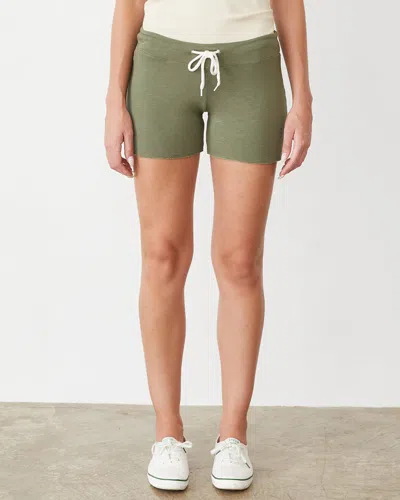 Monrow Supersoft Vintage Shorts In Army