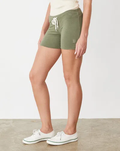 Monrow Supersoft Vintage Shorts In Army