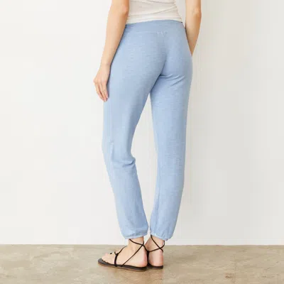 Monrow Supersoft Vintage Sweats In Soft Blue