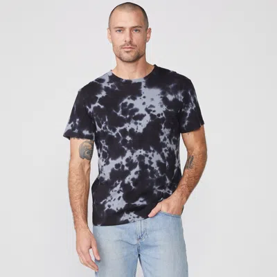 Monrow Archives Tie Dye Relaxed Crew In Faded Black