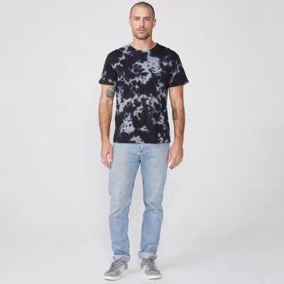 Monrow Archives Tie Dye Relaxed Crew In Faded Black