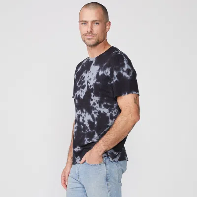 Monrow Archives Tie Dye Relaxed Crew In Faded Black