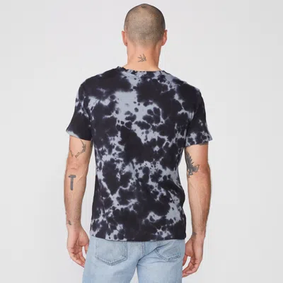 Monrow Archives Tie Dye Relaxed Crew In Faded Black