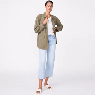 Monrow Archives Vintage Shirt Jacket In Military Green