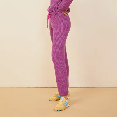Monrow Wool Sweater In Acai