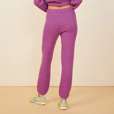 Monrow Wool Sweater In Acai