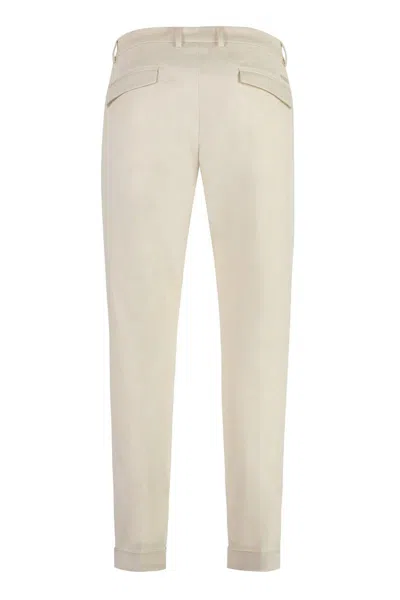 Paul & Shark Cotton Trousers In Beige
