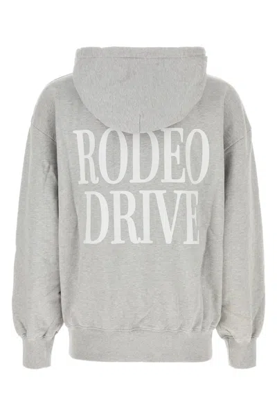 1989 Studio Rodeo Drive Print Hooded Sweatshirt In Melange