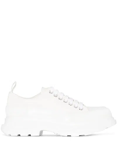 Shop Alexander Mcqueen Sneakers In White