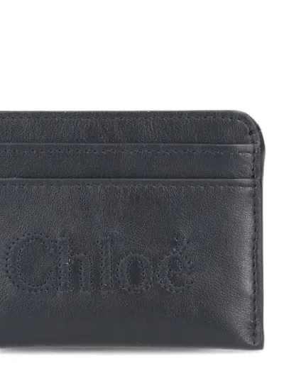 Chloé 'sense' Card Holder In Black
