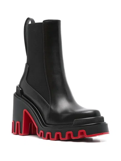 Shop Christian Louboutin Boots Black