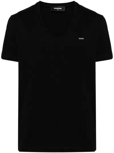 Shop Dsquared2 T-shirts And Polos In Black