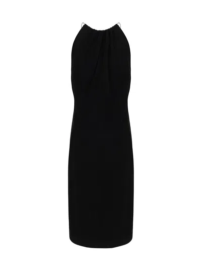 Givenchy Chain Straps Midi Dress In Black