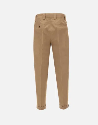 Shop Golden Goose Trousers In Beige