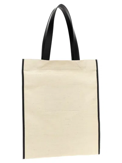 Jil Sander Medium Flat Shopping Bag In Multicolor