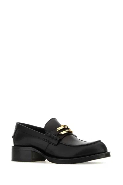 Lanvin Moccasters In Black