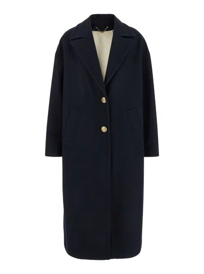 Shop Golden Goose Oversize Coat In Blue