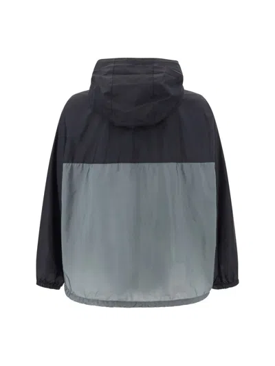 Shop Prada Jackets In Grey