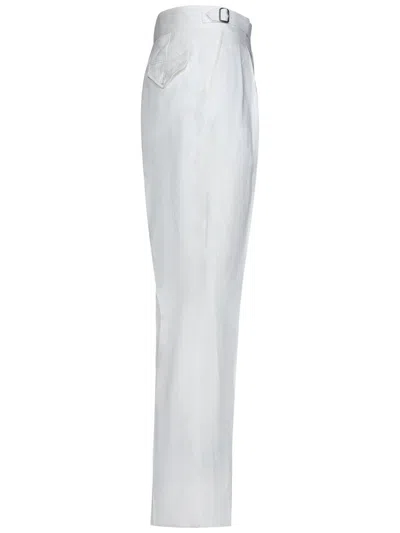 Shop Ralph Lauren Trousers In White