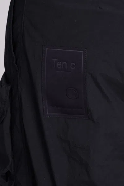 Shop Ten C Pants In Black