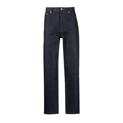 Apc Indigo Martin Jeans In Blue