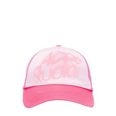Acne Studios Women Logo Baseball Cap In Bm3