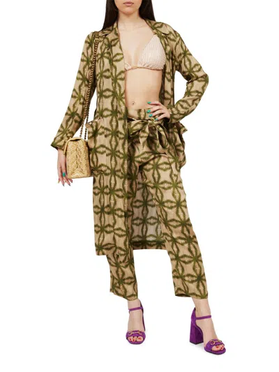 Bazar Deluxe Coats & Jackets In Camel/military Green