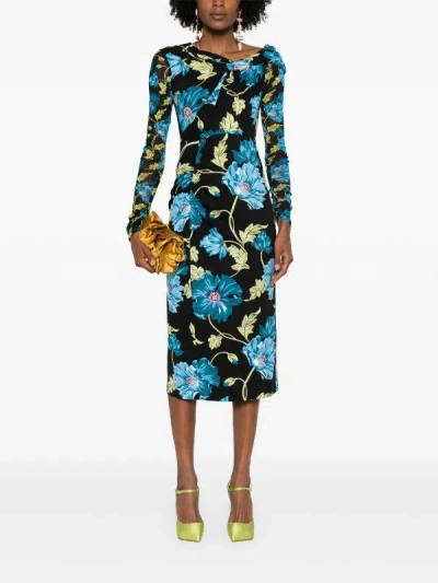 Diane Von Furstenberg Dvf In Black/blue