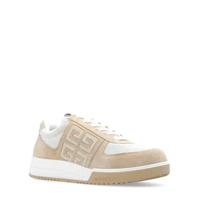 Shop Givenchy G4 Sneakers In Beige/white