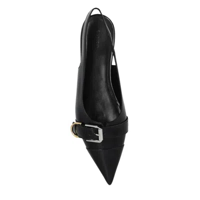 Shop Givenchy Voyou Slingback Flat In Black