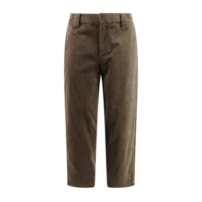 Shop Golden Goose Journey M's Chino Skate Pants In Dark Kalamata